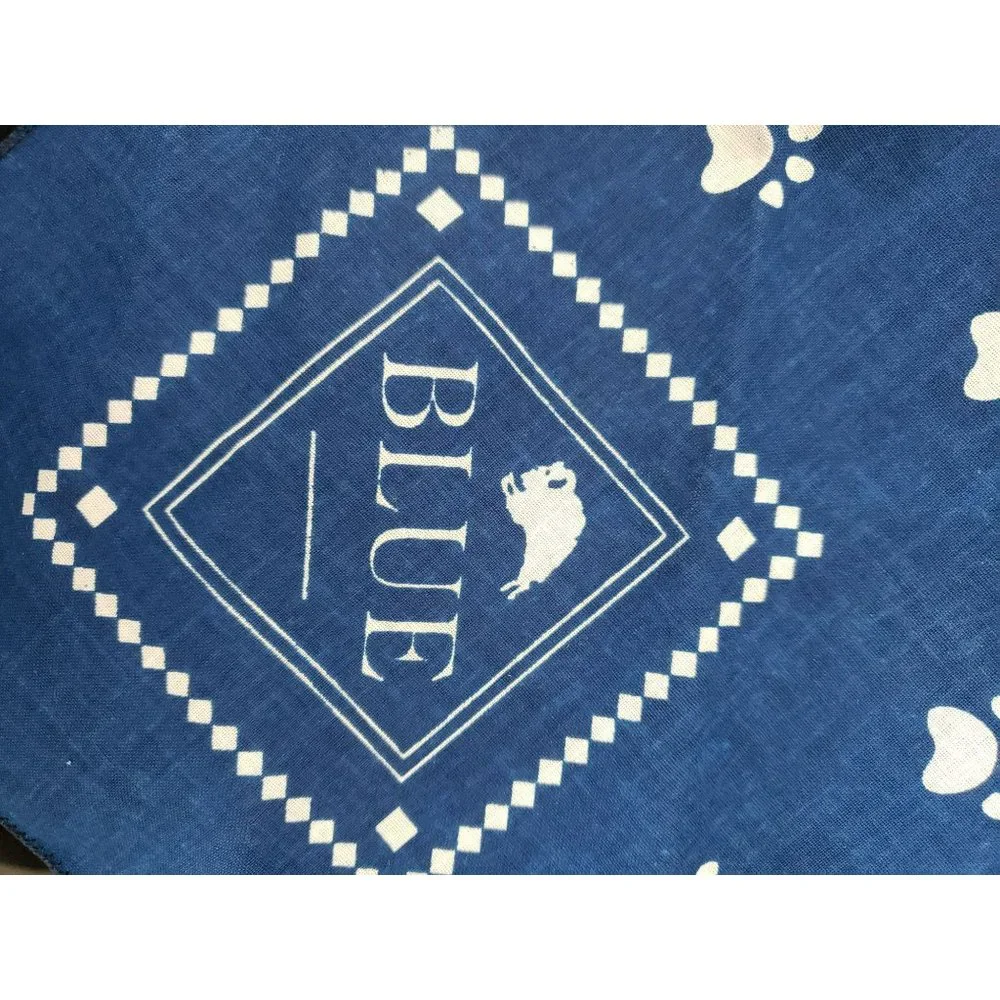 Blue Buffalo Blue White‎ Dog Scarf Bandan Necktie